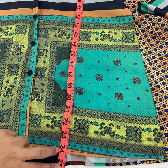 Clover Canyon Slight Hi-Low Blouse Top - Picture 3 of 8